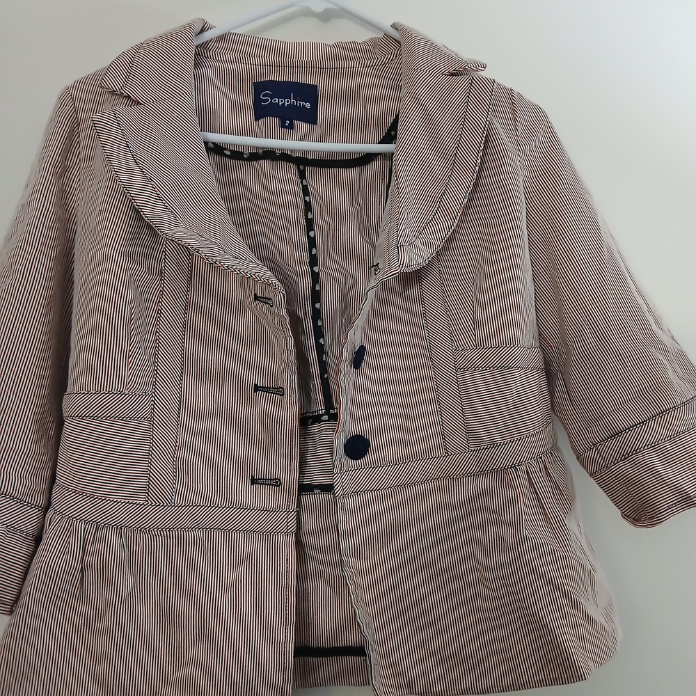 Striped Blazer for Women